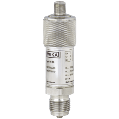 WIKA Pressure Transmitter for Precision Measurements, Model P-30 (Standard) and P-31 (Flush)